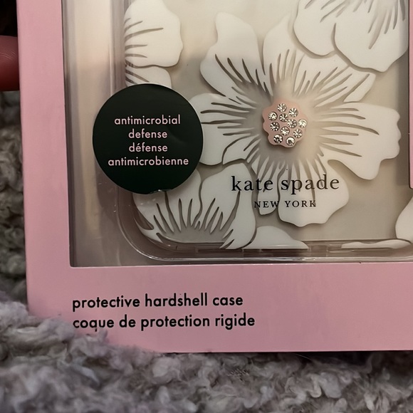 Kate Spade Protective Hardshell Case for iPhone 14 Pro - Hollyhock - Picture 4 of 6